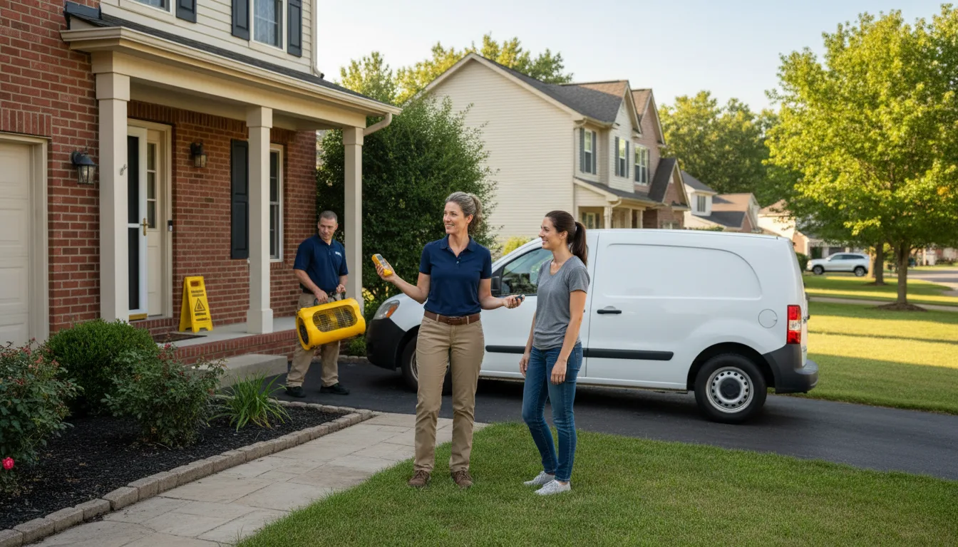 Residential water damage restoration in Paradox, CO